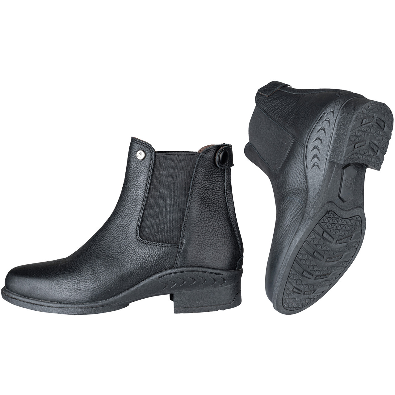 Damen Jodhpurstiefeletten DUBLIN Echtleder schwarz