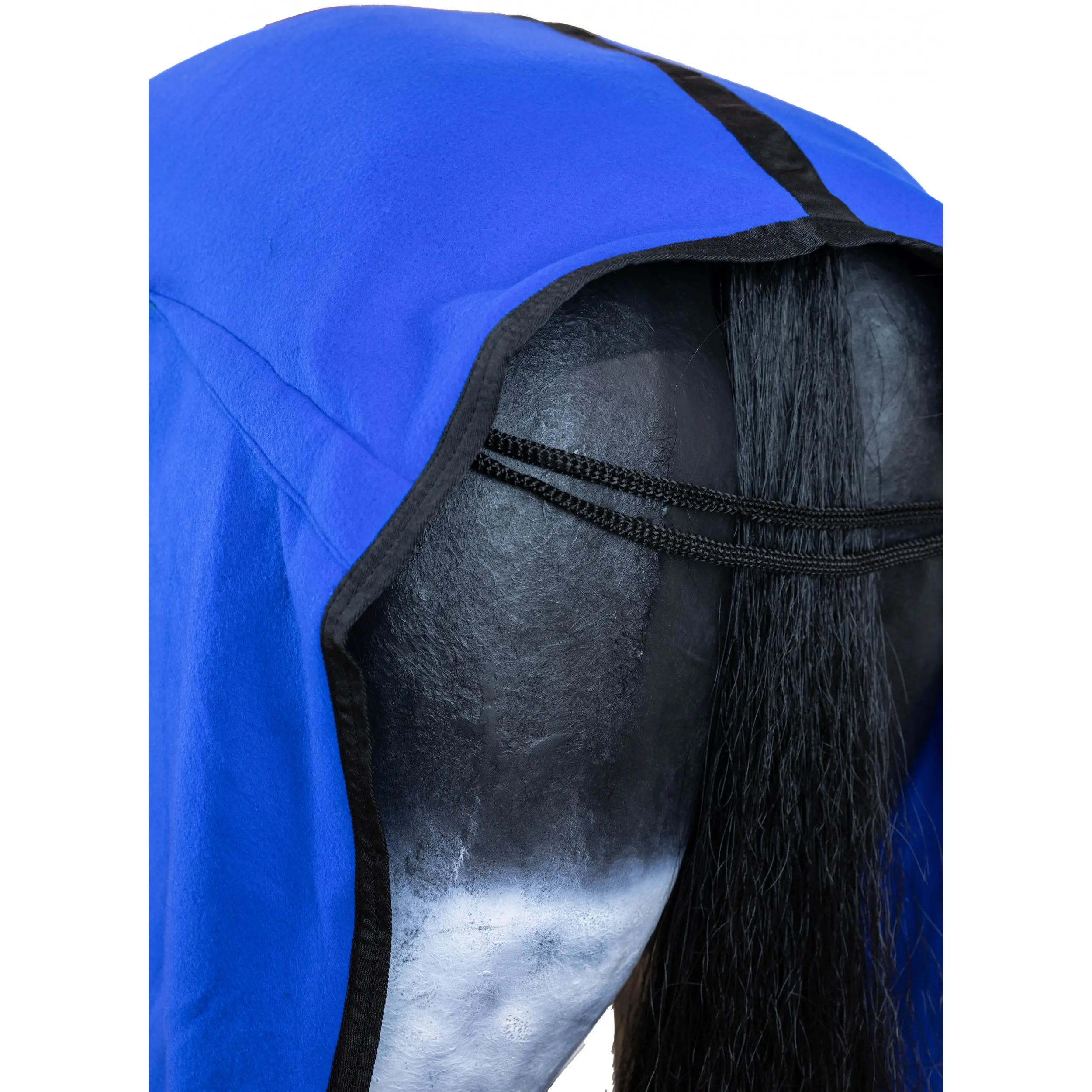 Abschwitzdecke mit Kreuzgurt BASICLINE royalblau