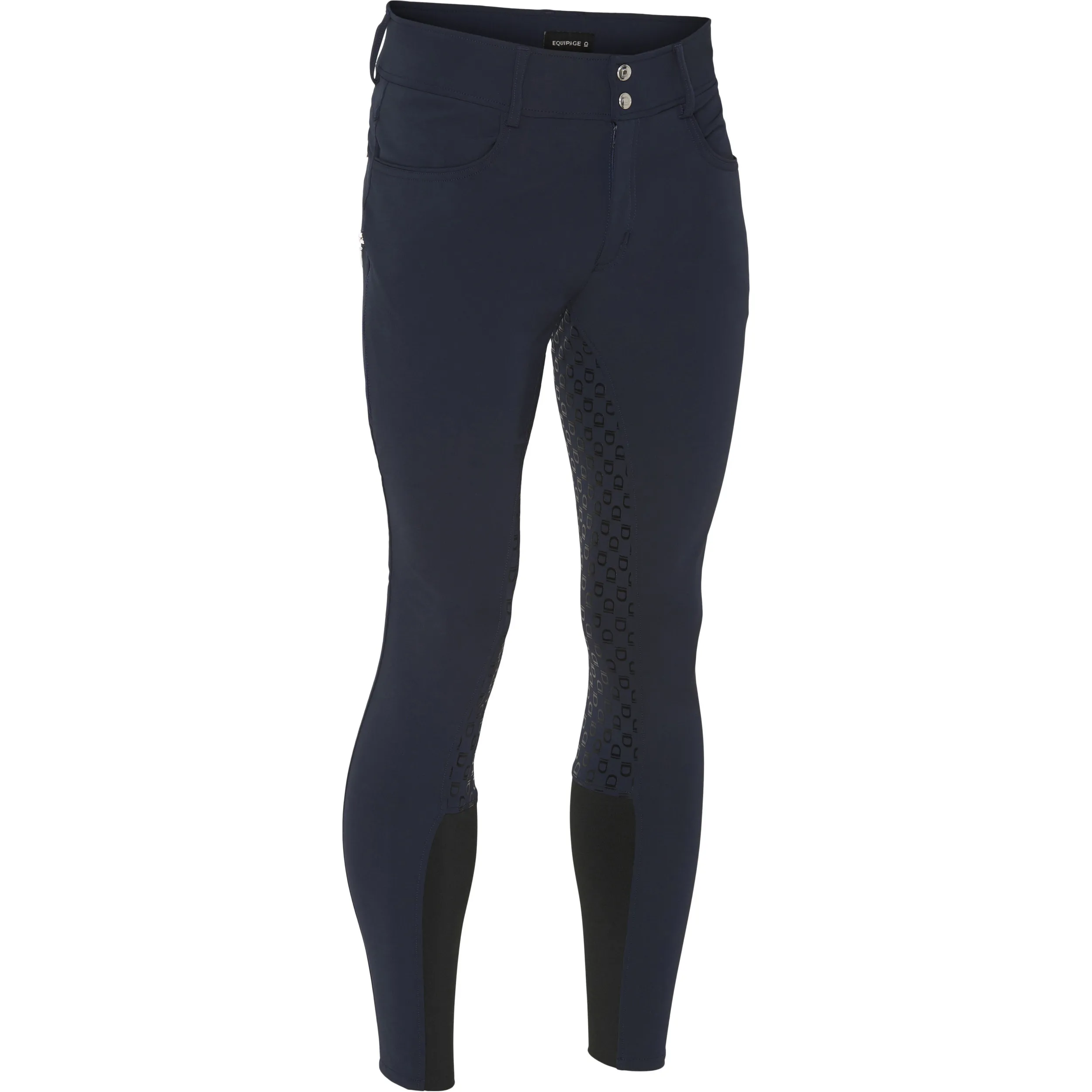 Jungen Reithose Silikon Vollbesatz HURT navy