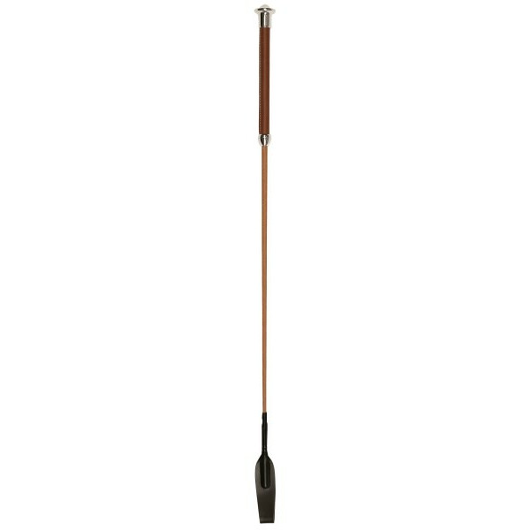 Springgerte mit Klatsche cognac 65cm