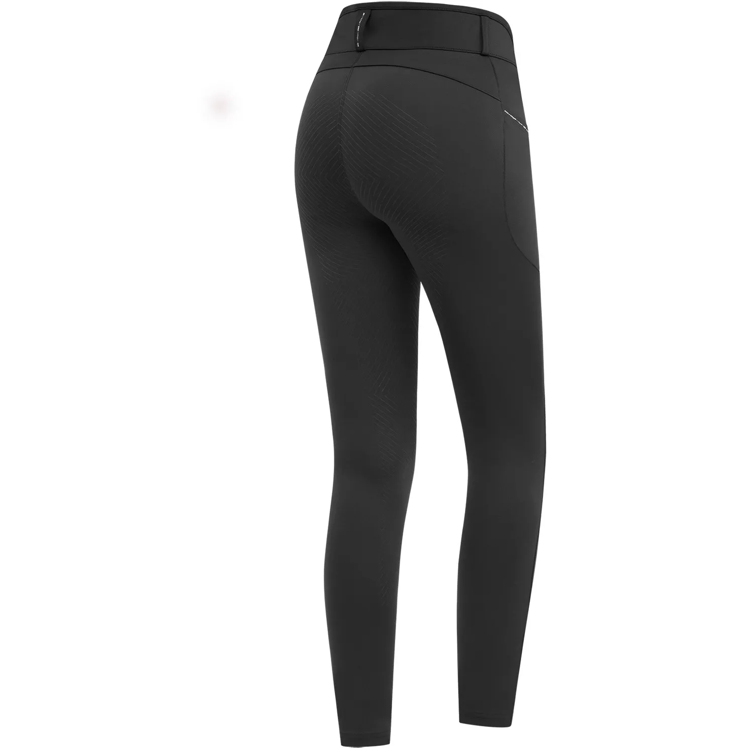 Damen Reithose Silikon Vollbesatz ROMY GLAM schwarz