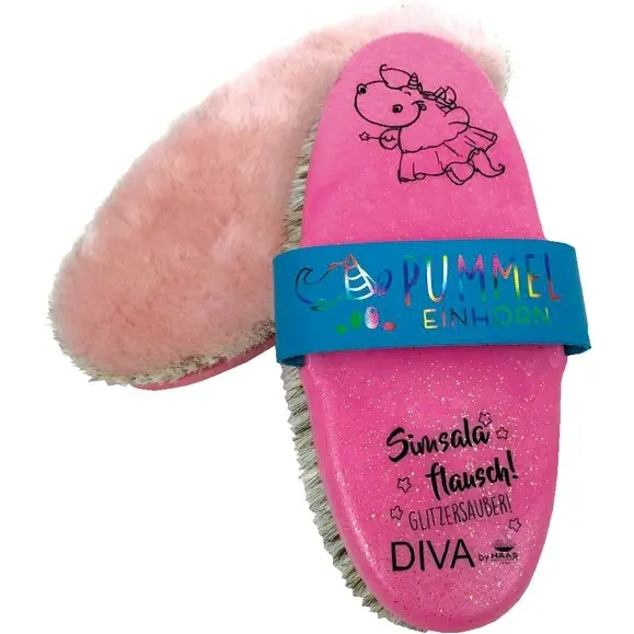Lammfellbürste Pummelfee DIVA pink