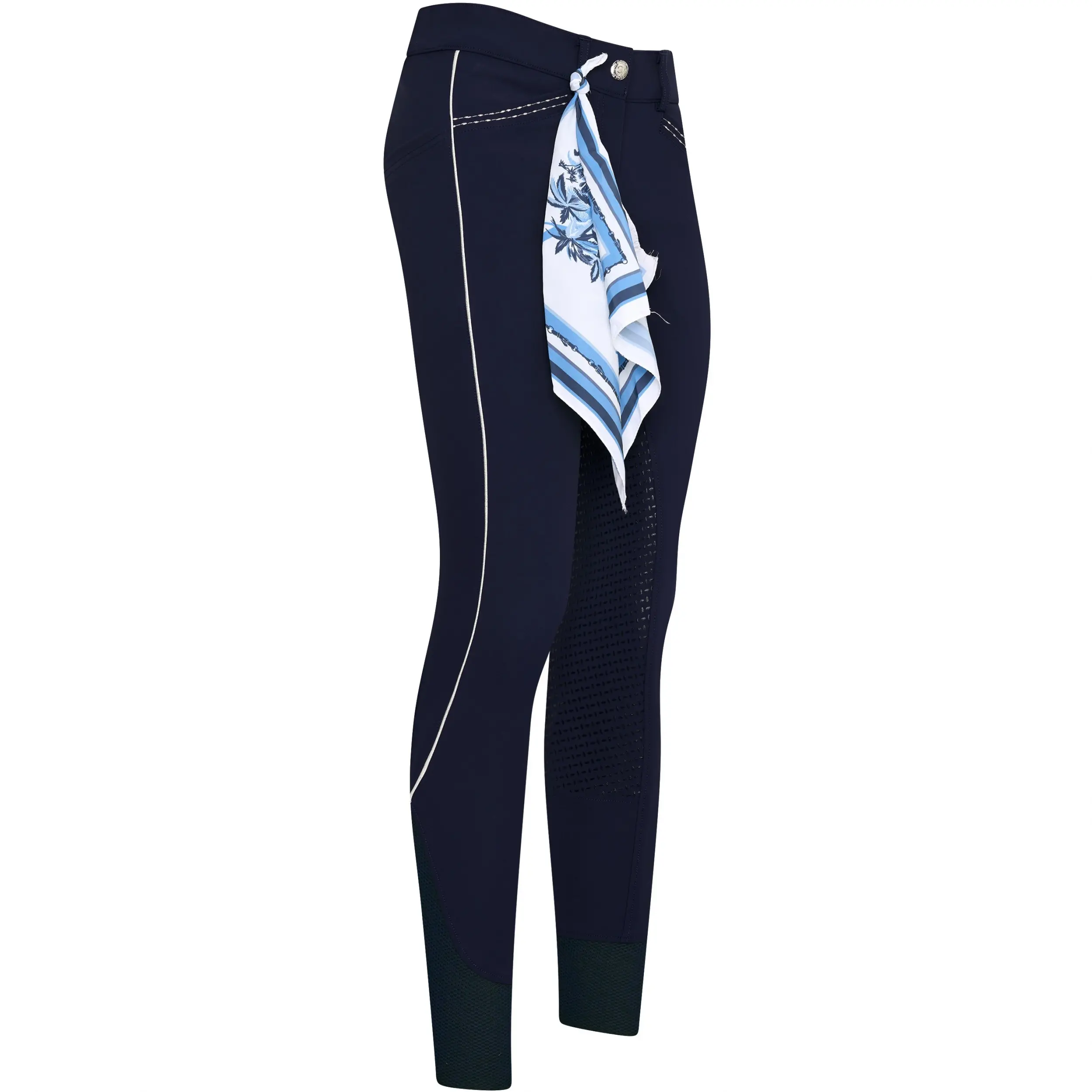 Damen Reithose Silikon Vollbesatz HVPCatatrina navy