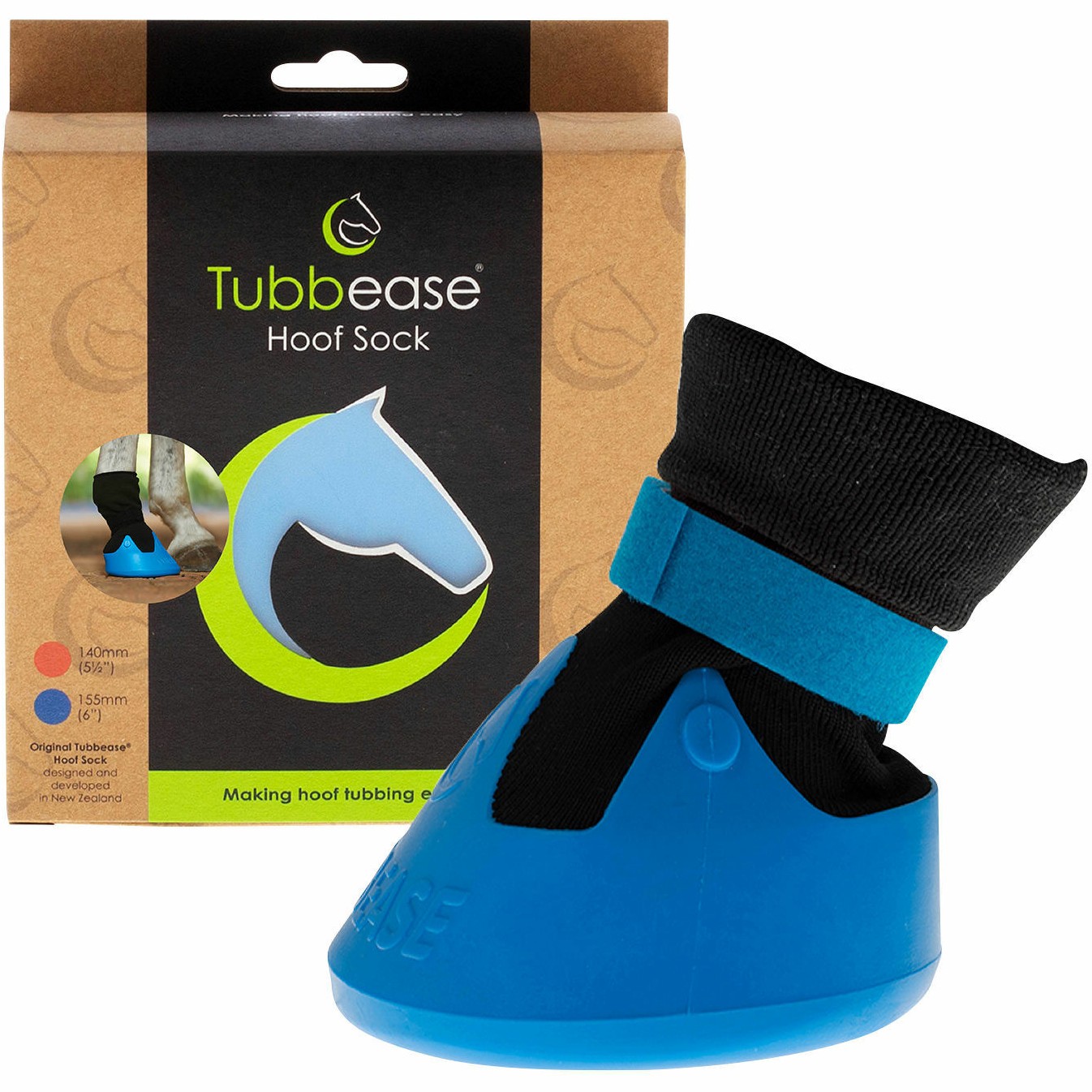 Behandlungsschuh TUBBEASE für Pferdehufe