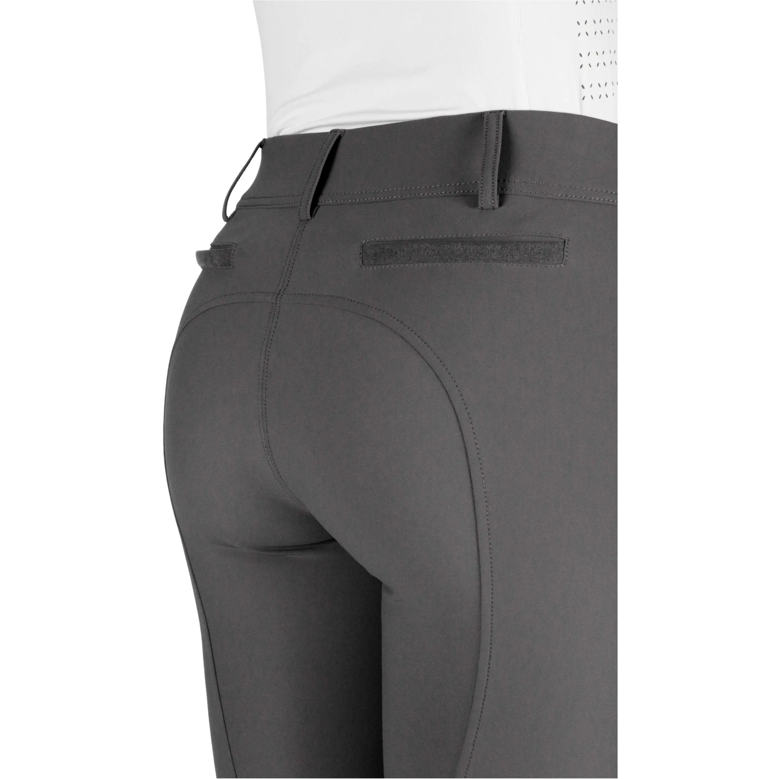 Damen Reithose Silikon Kniebesatz EK-SALLY anthrazit