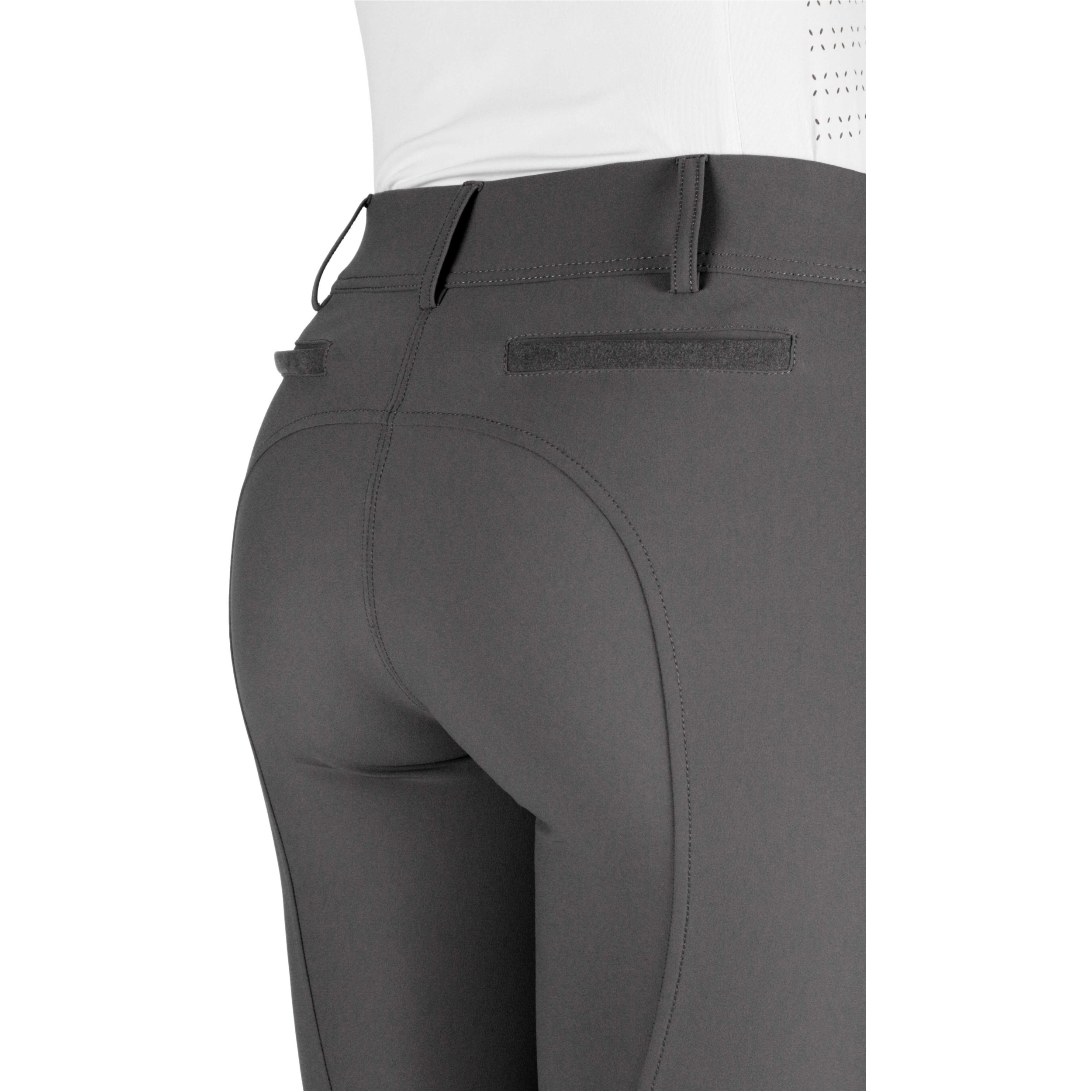Damen Reithose Silikon Kniebesatz EK-SALLY anthrazit