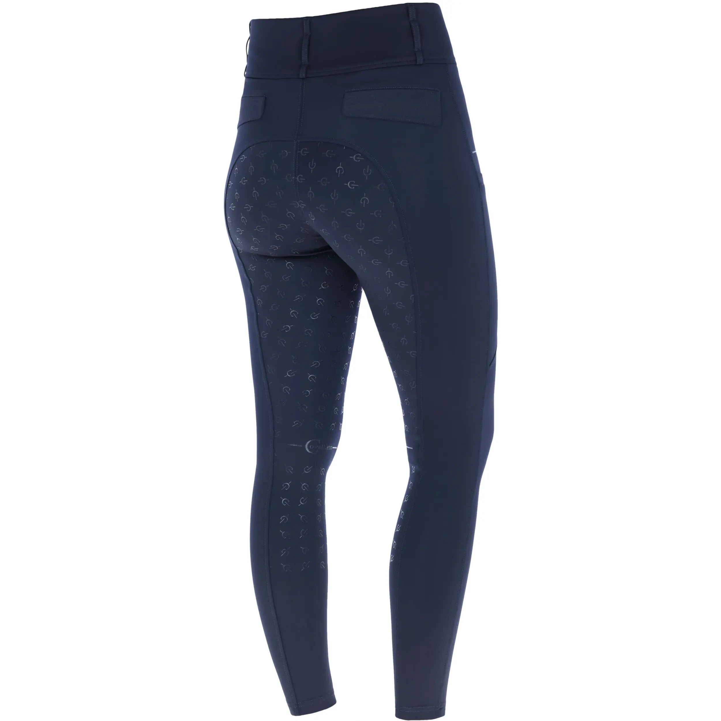 Damen Reitleggings Silikon Vollbesatz High Waist dark navy
