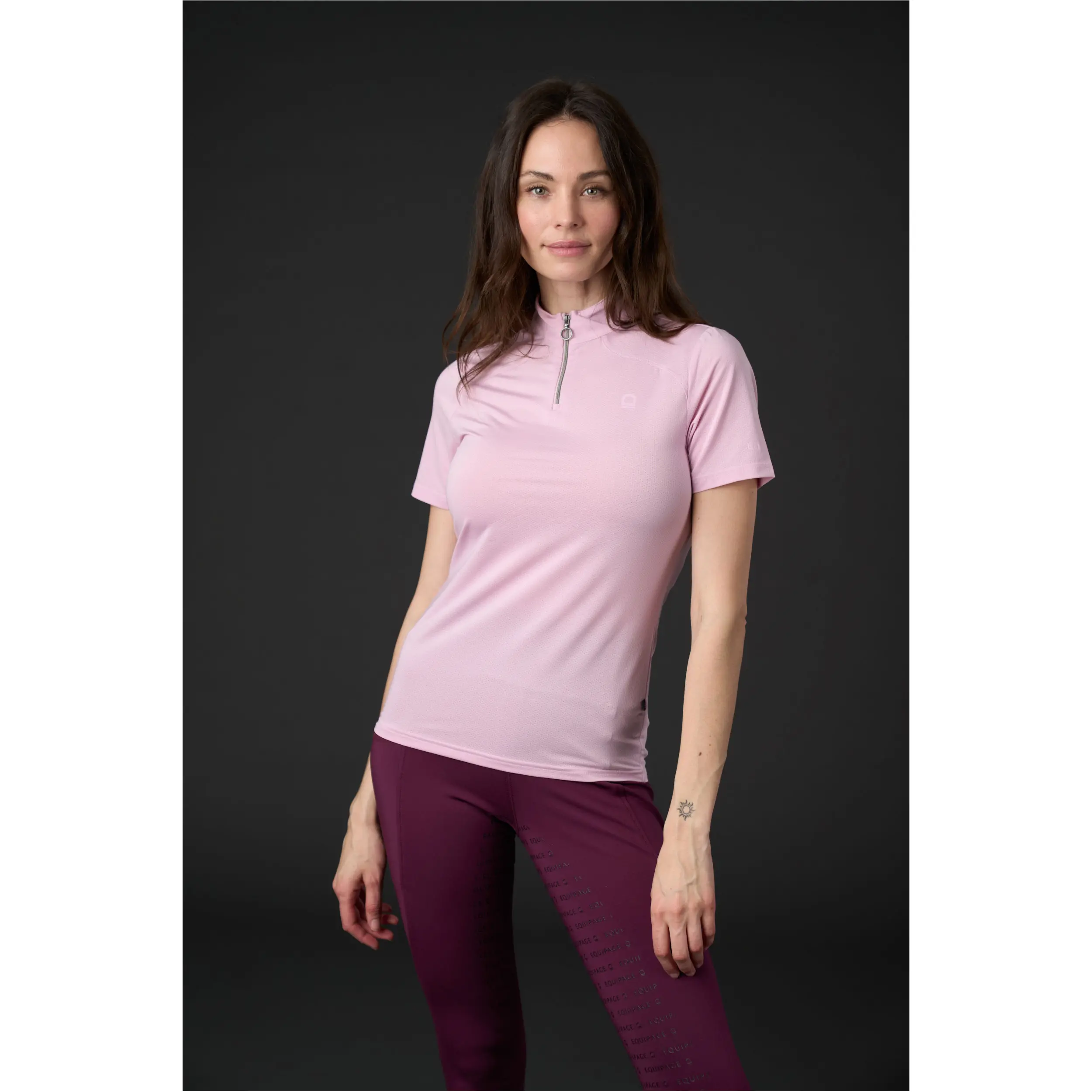 Damen Turniershirt Half-zip HASTY winsome orchid