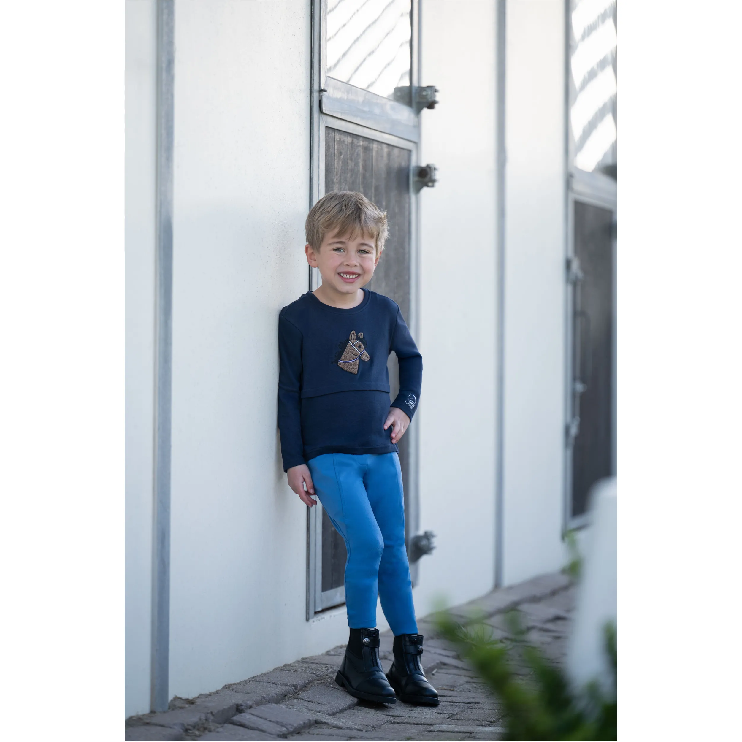 Kinder Langarmshirt MIA dunkelblau