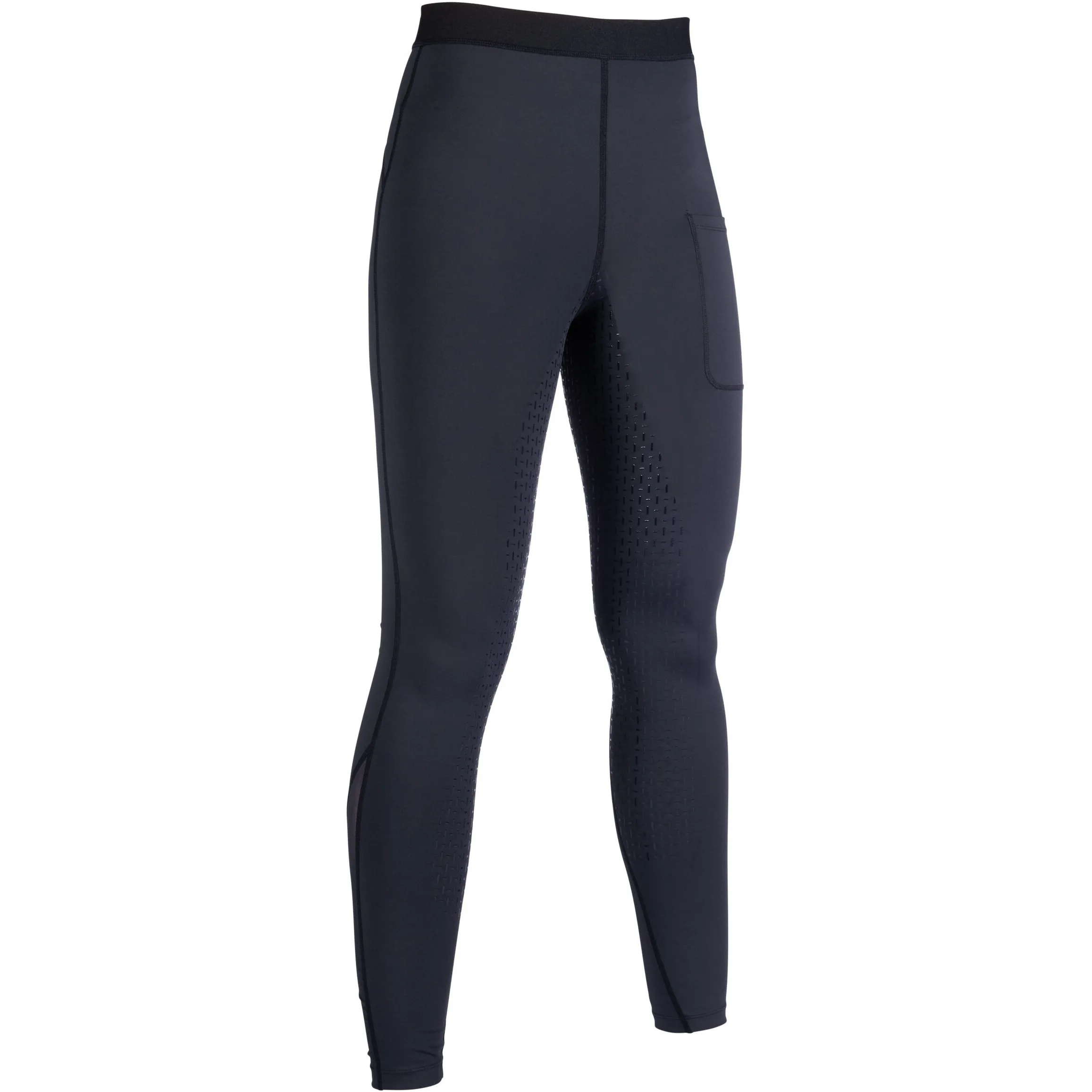 Damen Reitleggings Silikon Vollbesatz FLOW schwarz