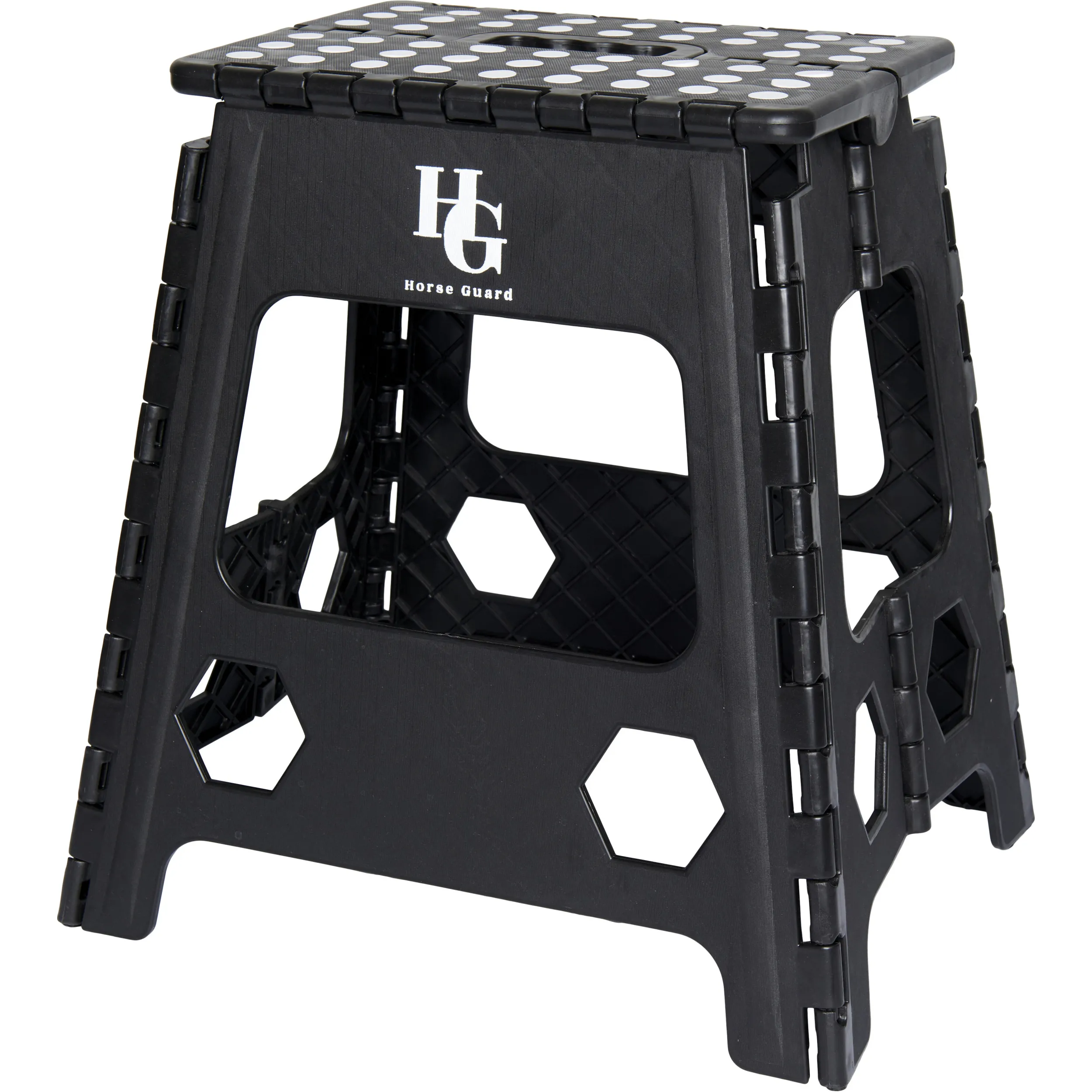 Klappbarer Hocker schwarz