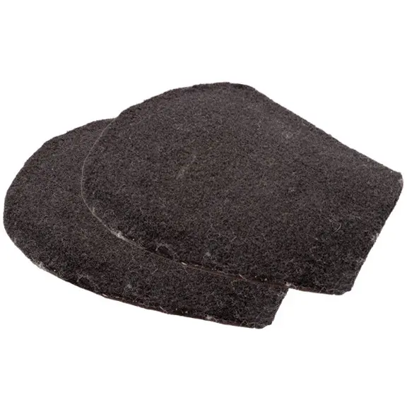 Einlagen Lammfellschabracke Polyester VORNE schwarz