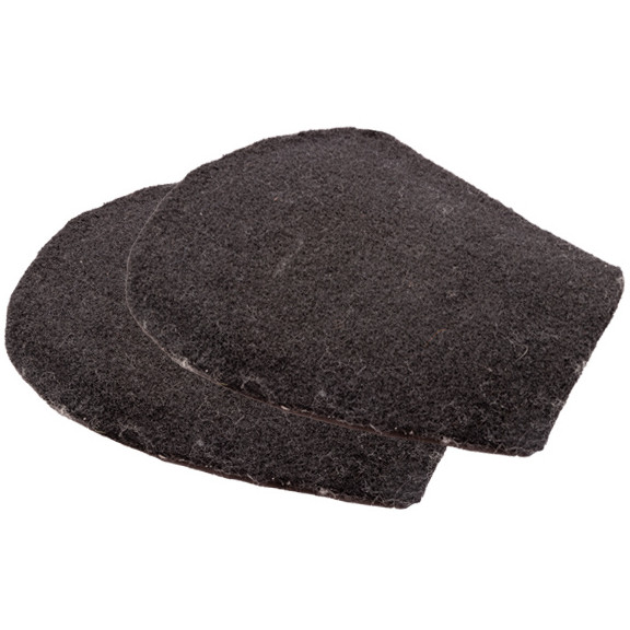 Einlagen Lammfellschabracke Polyester VORNE schwarz Einlagen Lammfellschabracke Polyester VORNE schwarz