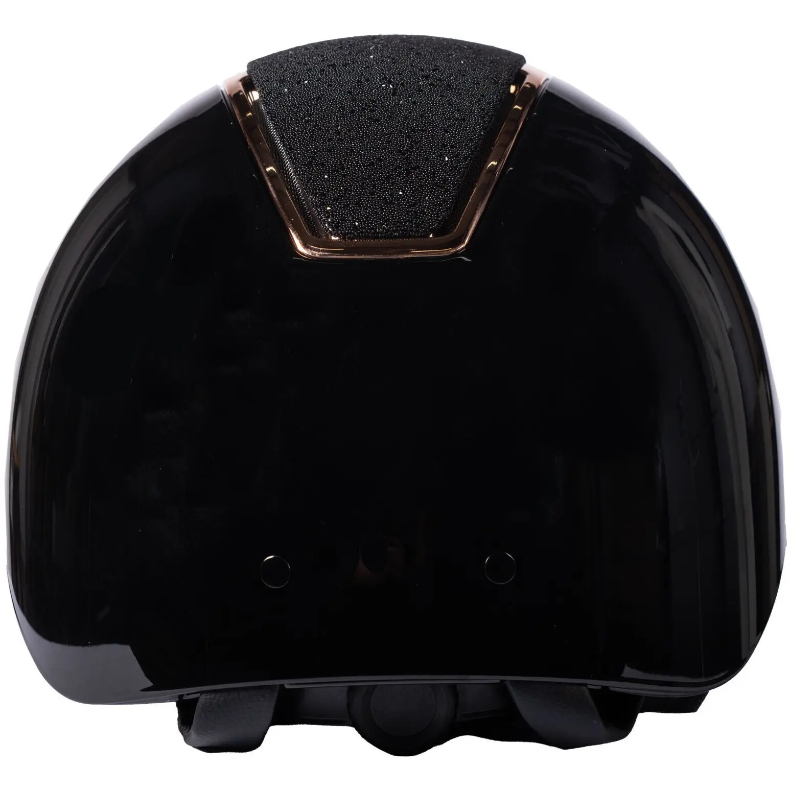 Damen Reithelm LADY SHIELD BRILLANT schwarz/rosegold