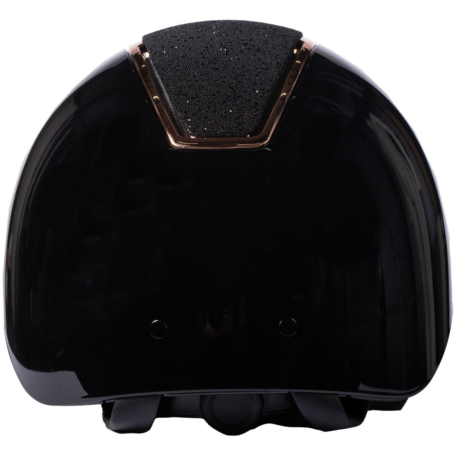Damen Reithelm LADY SHIELD BRILLANT schwarz/rosegold
