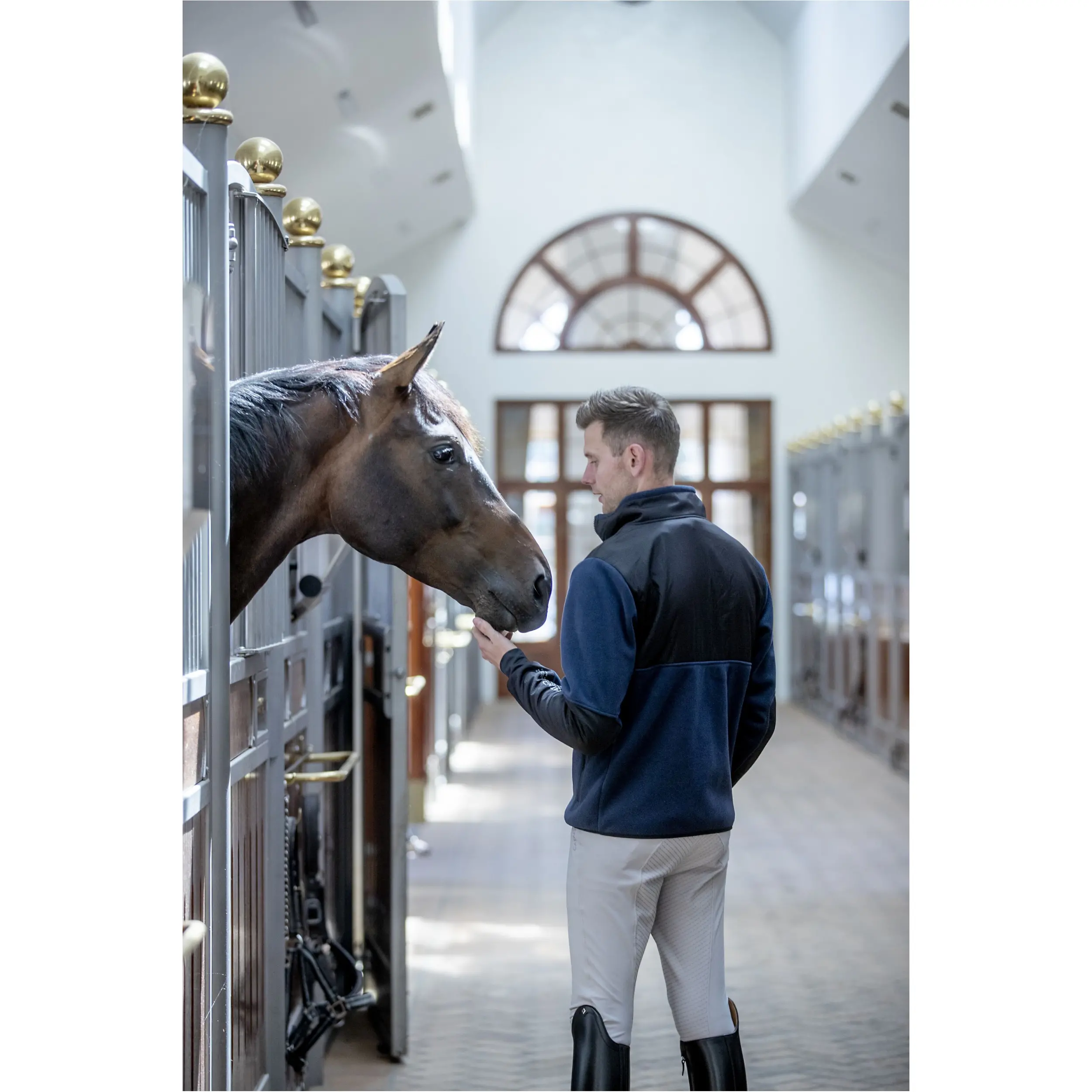 Herren Fleecereitjacke NEIL navy Herren Fleecereitjacke NEIL navy