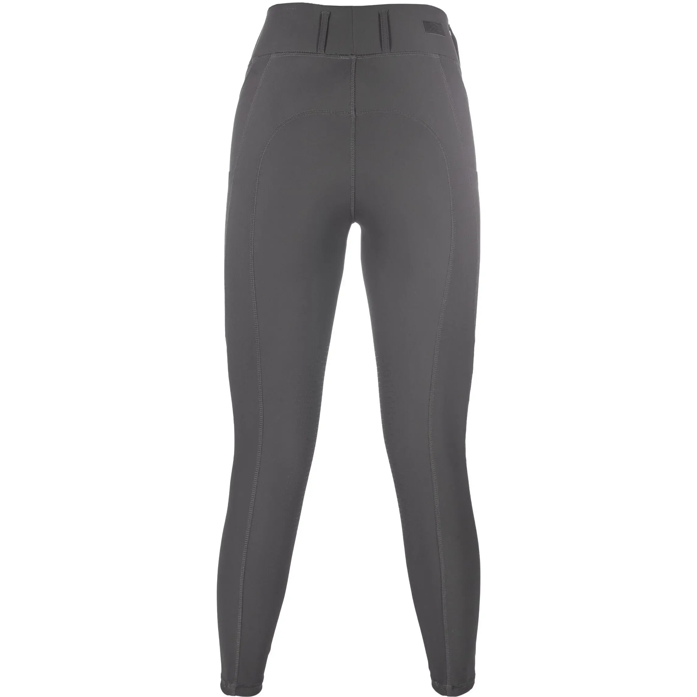 Damen Reitleggings Silikon Kniebesatz JIL HIGH WAIST grau Damen Reitleggings Silikon Kniebesatz JIL HIGH WAIST grau