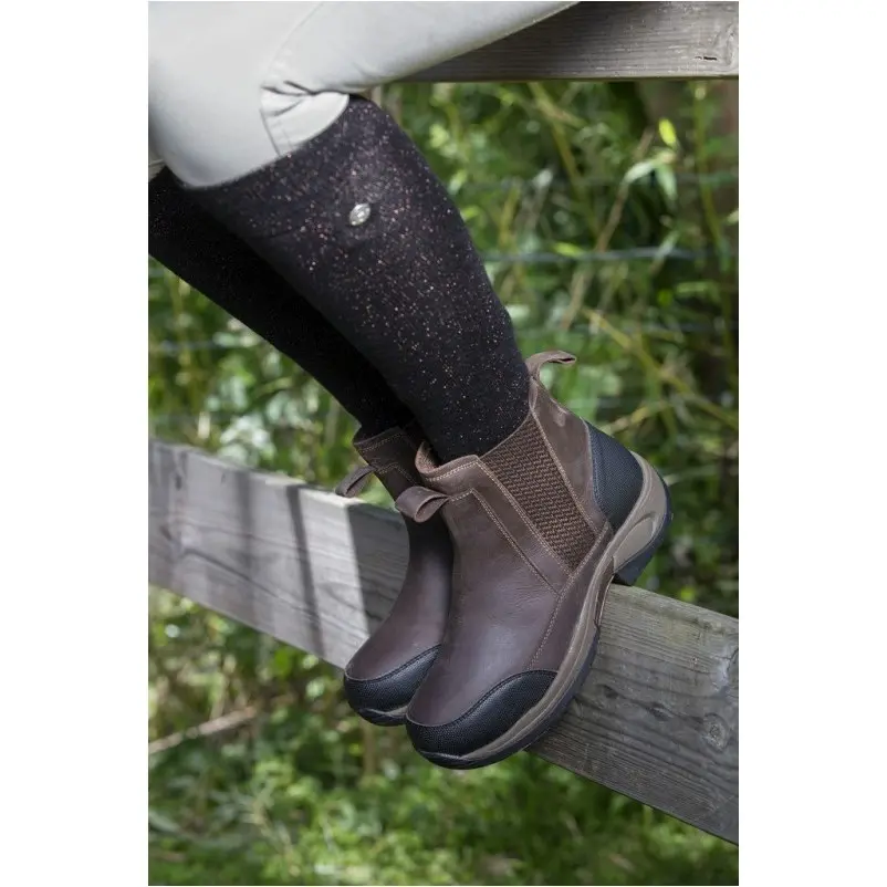 Reitstiefeletten AIR Leder braun
