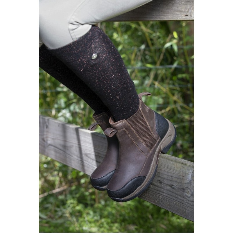 Reitstiefeletten AIR Leder braun