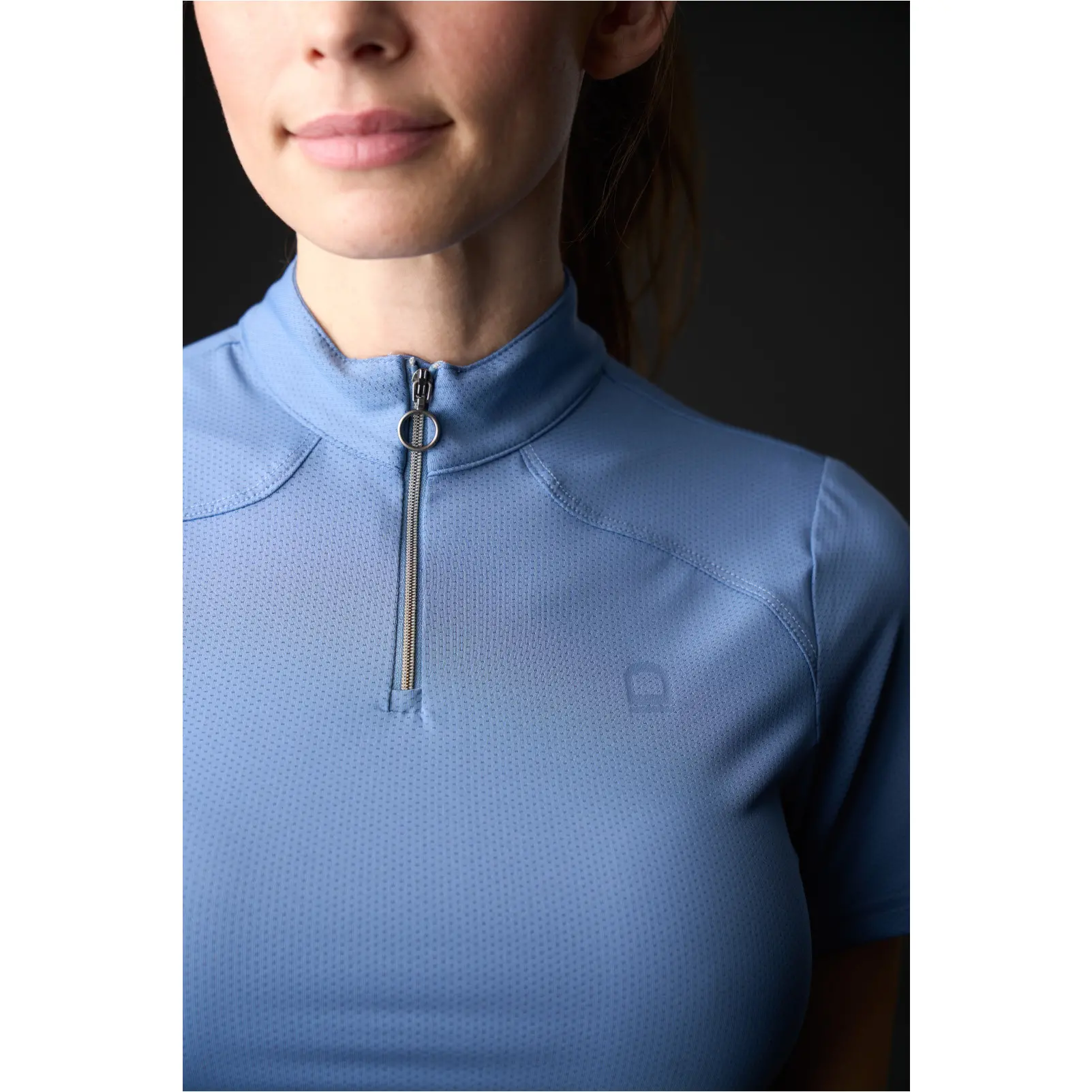Damen Turniershirt Half-zip HASTY coronet blue
