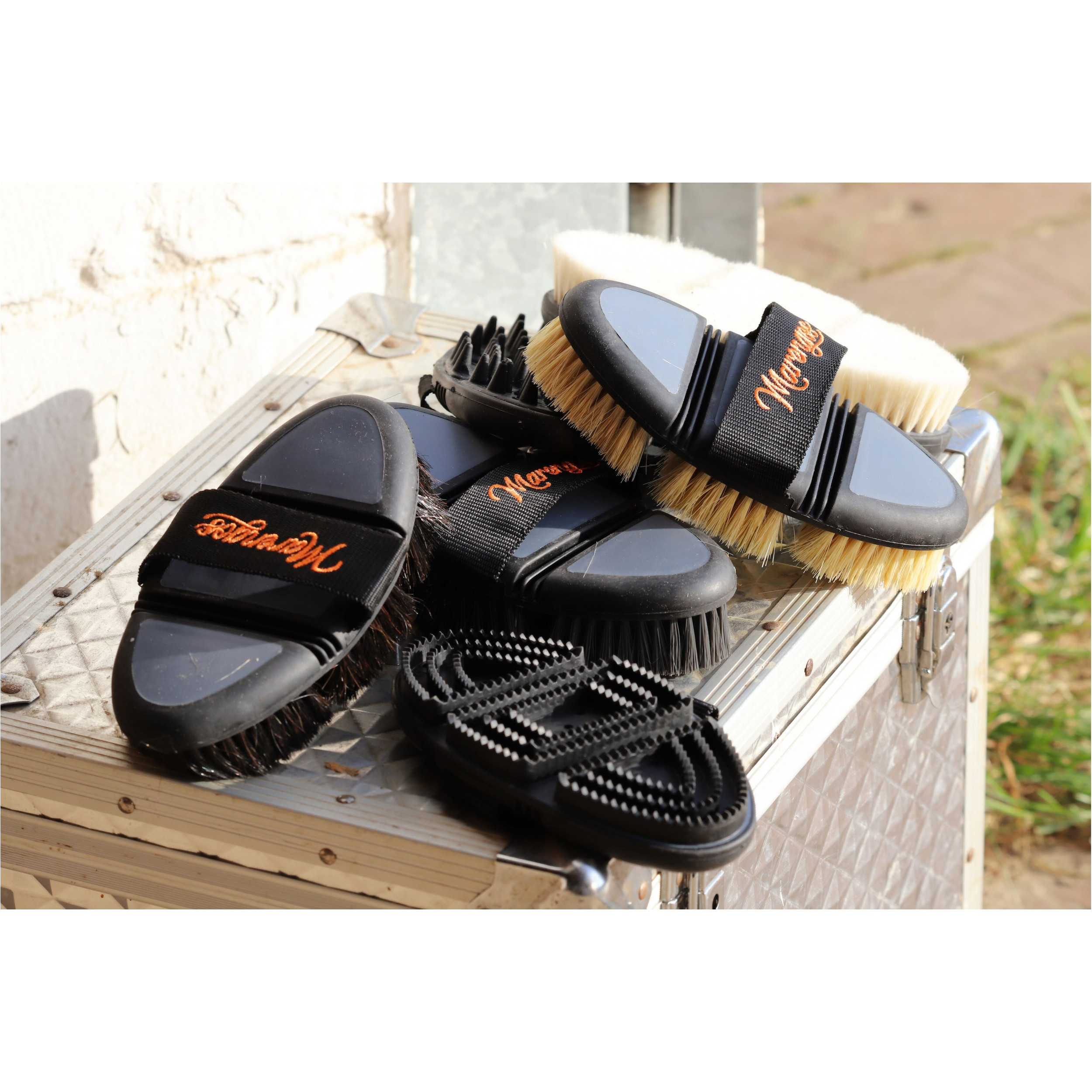 Bürsten-Set FLEX (6-teilig) schwarz/grau