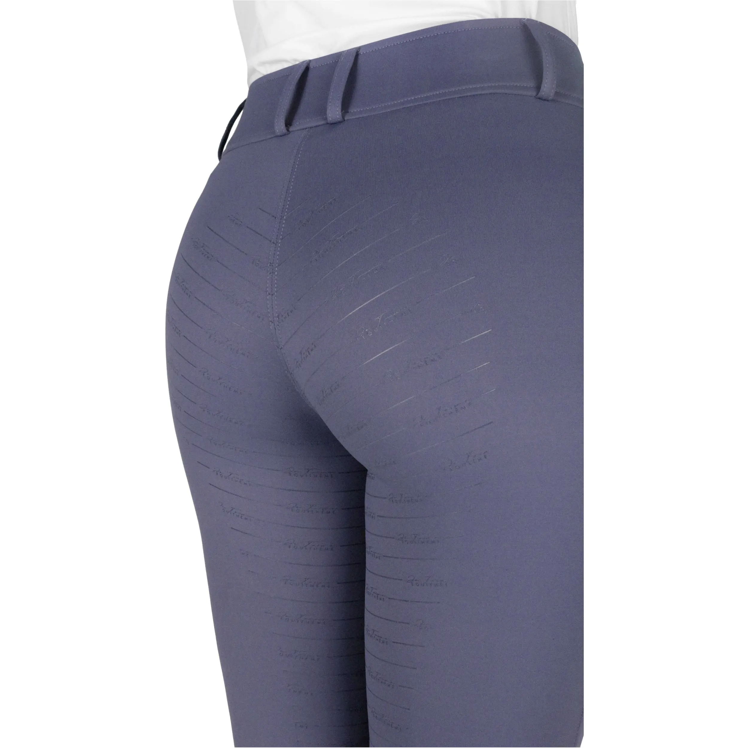 Damen Reithose Silikon Vollbesatz Je t’aime EK-ELSA grau/blau