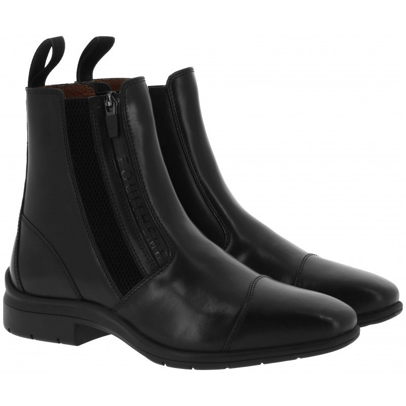 Reitstiefeletten mit Reißverschluss SPORTY Echtleder schwarz