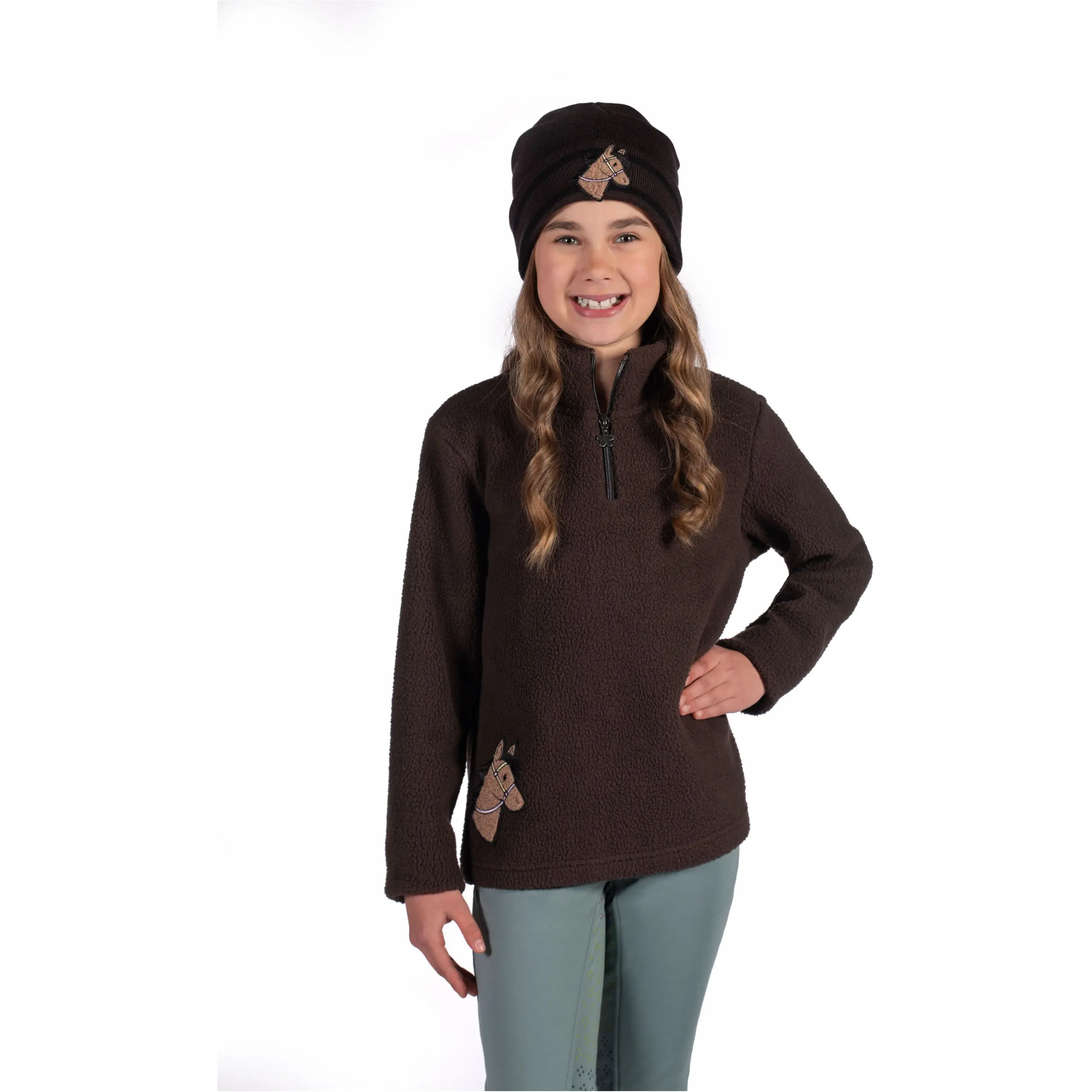 Kinder Pullover MIA dunkelbraun