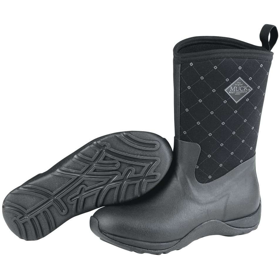 Winter Damen Gummistiefel ARCTIC WEEKEND schwarz/grau