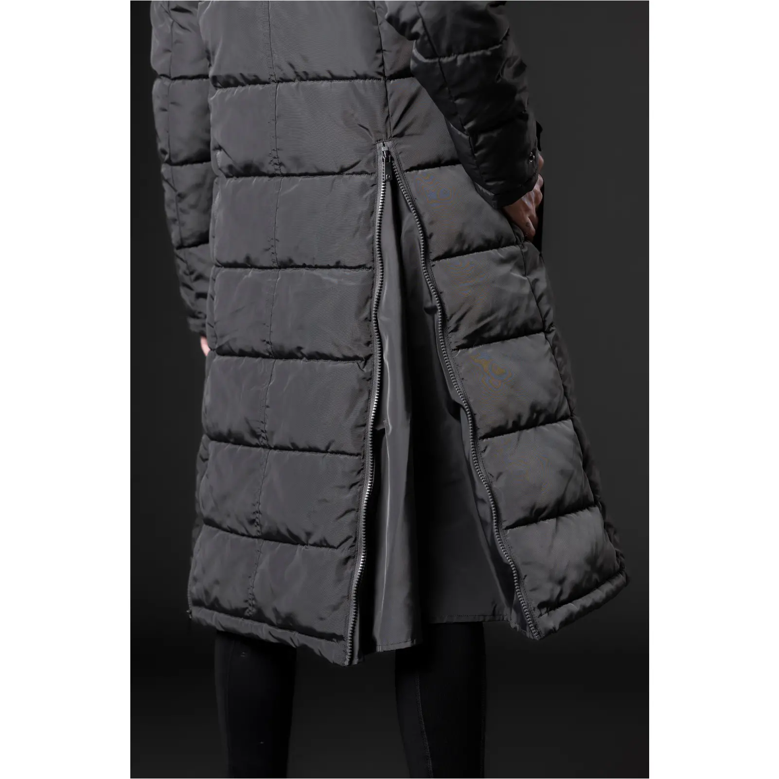 Winter Damen Reitmantel CANDICE asphalt Winter Damen Reitmantel CANDICE asphalt
