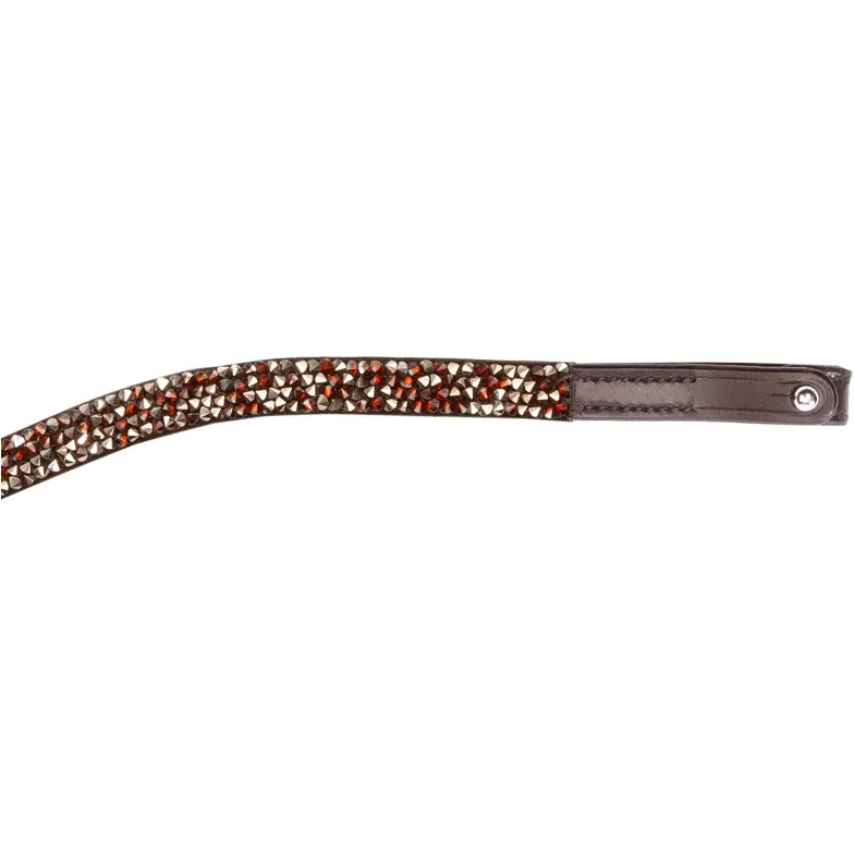 Stirnband BUTTON braun