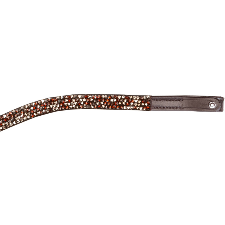 Stirnband BUTTON braun