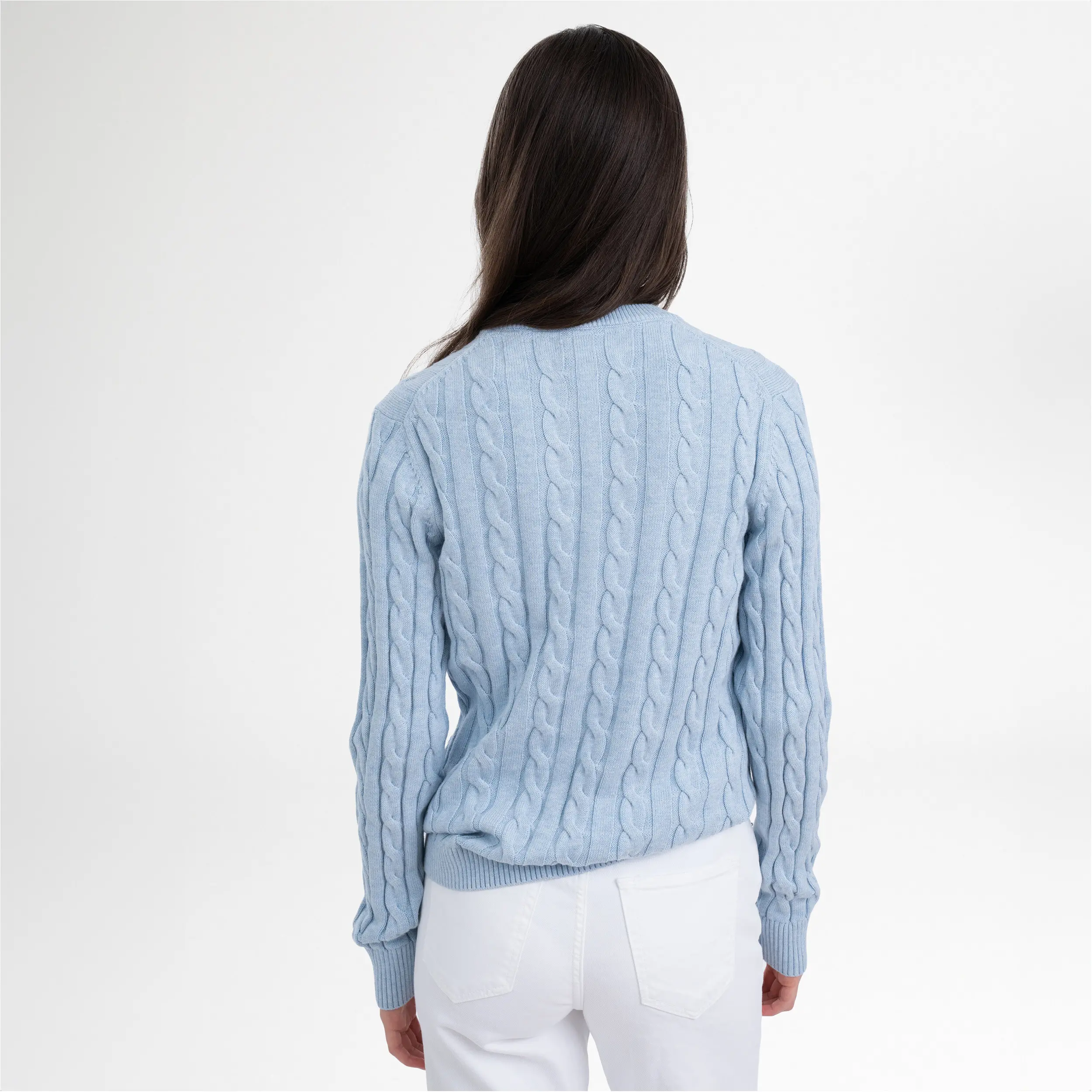 Damen Pullover HVPTally powder blue