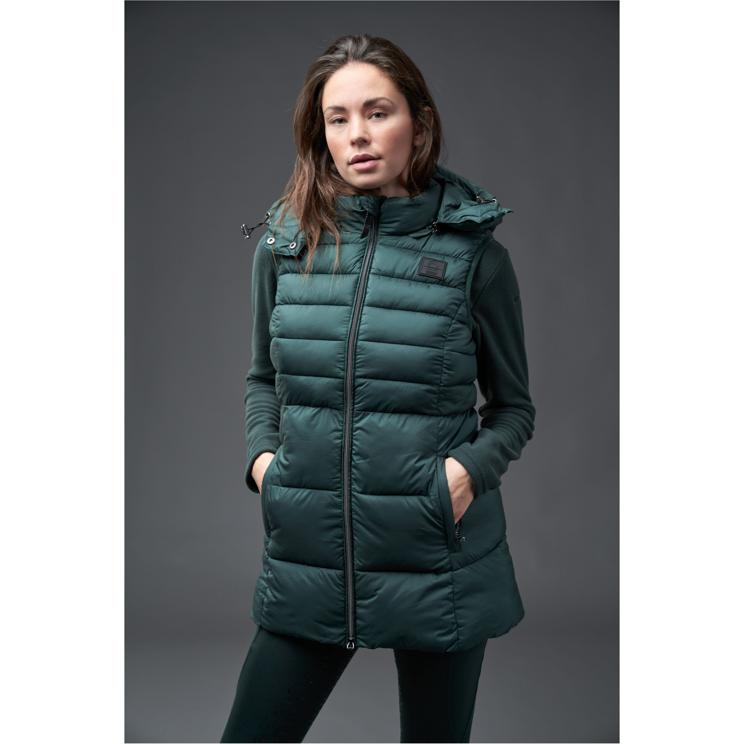 Damen Langweste JILL darkest spruce