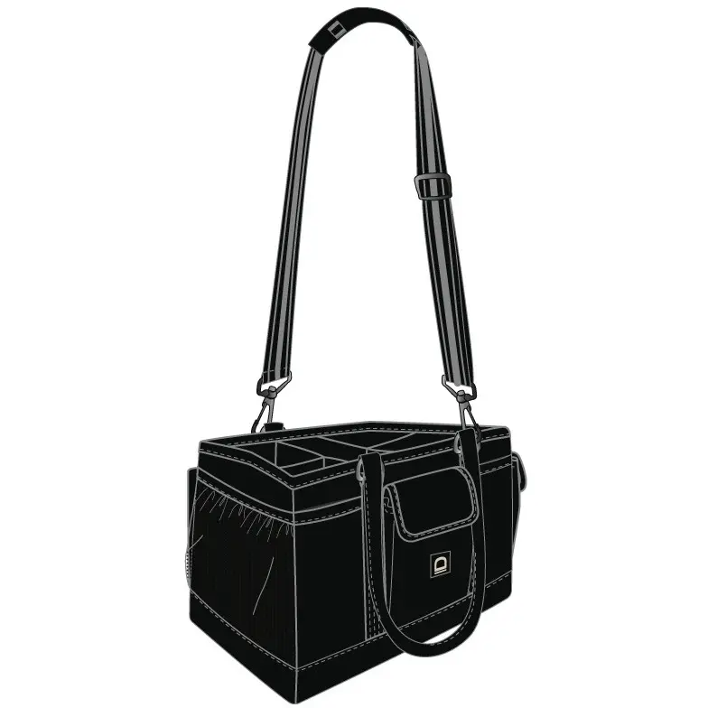 Putztasche SQUARED schwarz