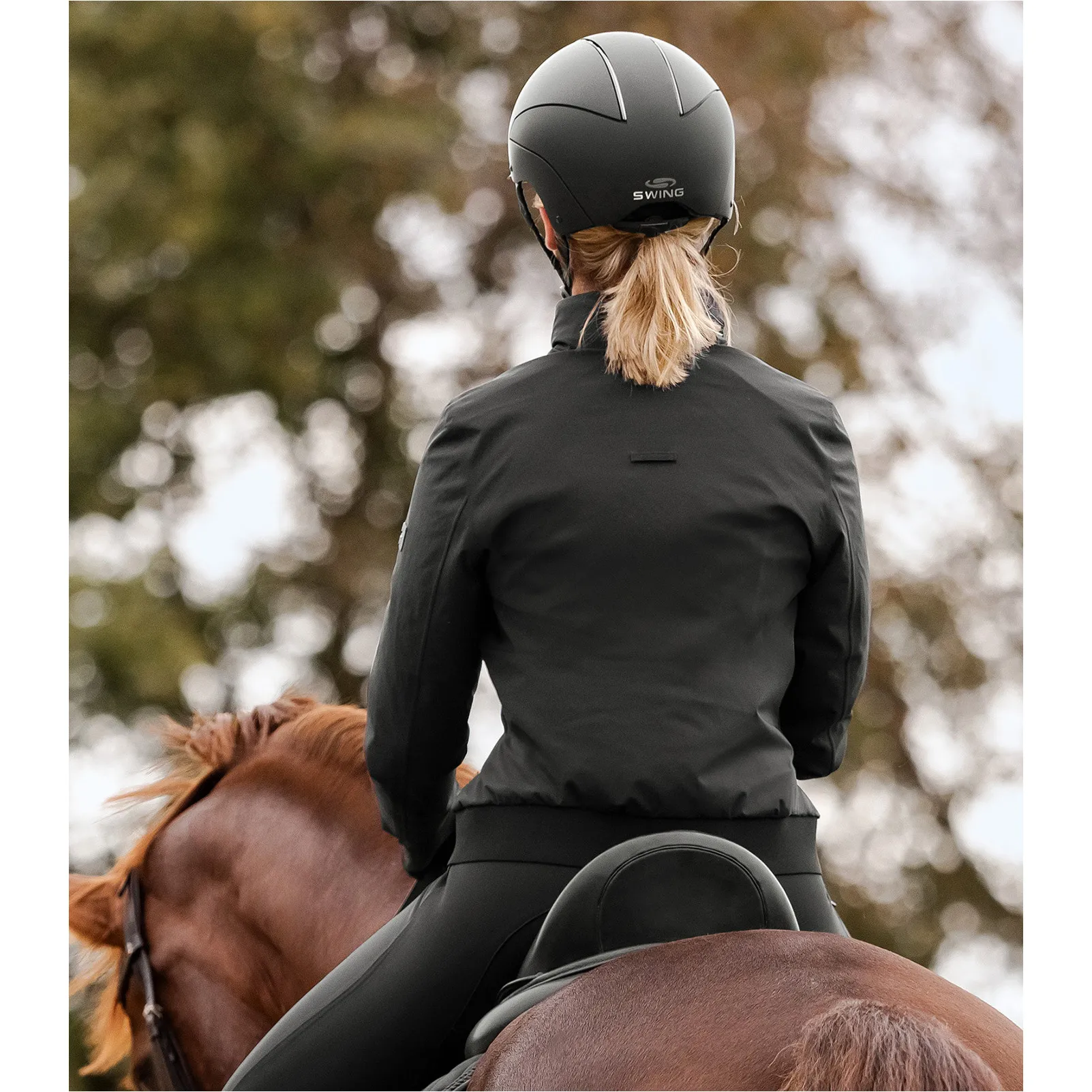 Damen Performance-Reitblouson RAVENNA schwarz