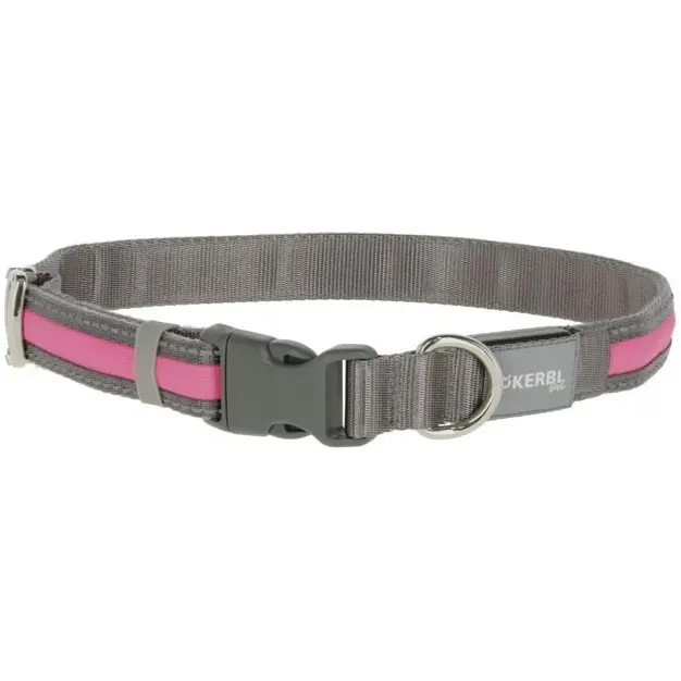 Leuchthalsband Light & Reflex neon pink