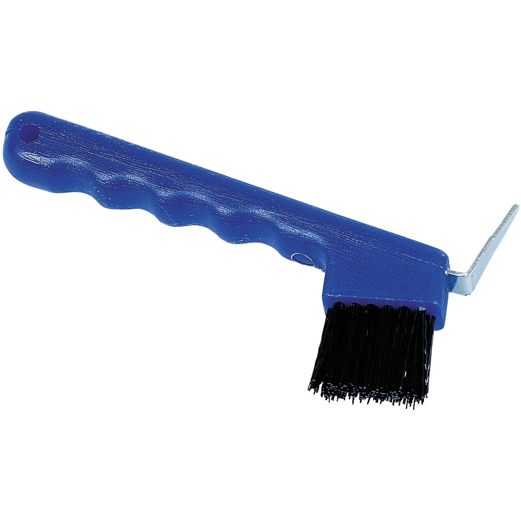 Hufauskratzer mit Bürste blau