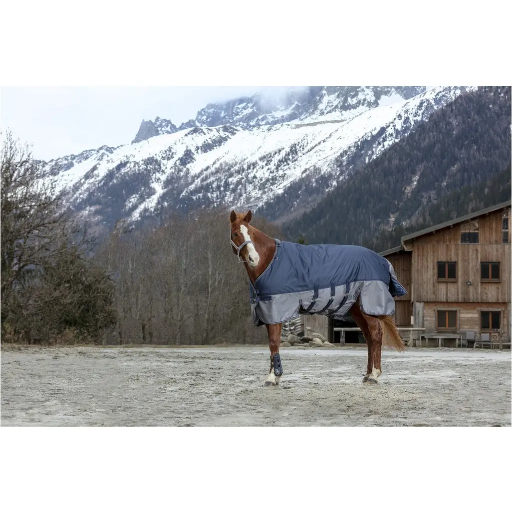 Weidedecke 600D TYREX marineblau/grau