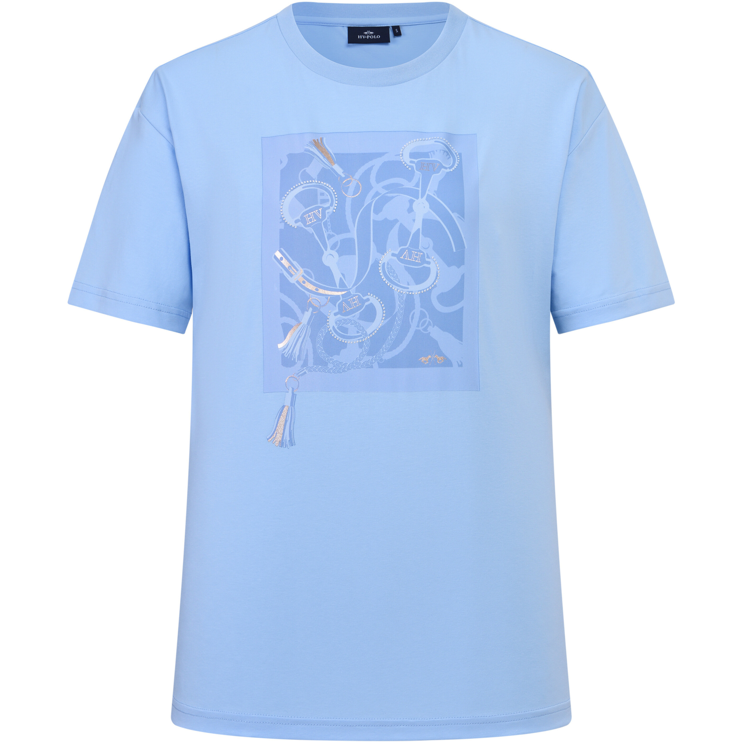 Damen T-Shirt HVPJenny powder blue