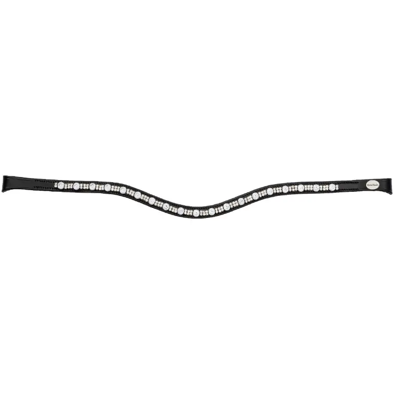 Stirnband CROWN schwarz/weiß