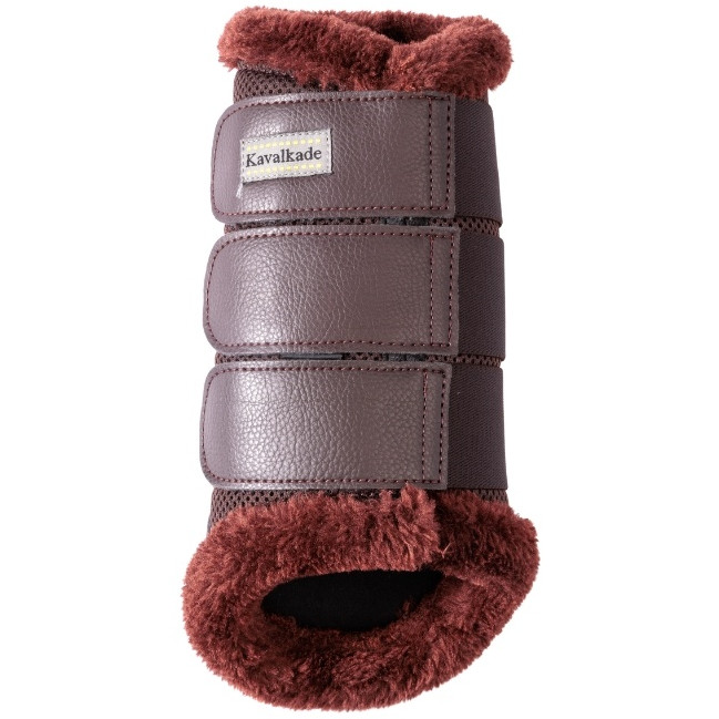 Gamaschen mit Kunstfell ANATOMIC MESH braun