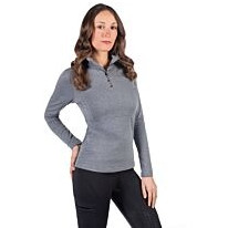 Damen Funktionsshirt SUPERSOFT II meliert dunkelblau