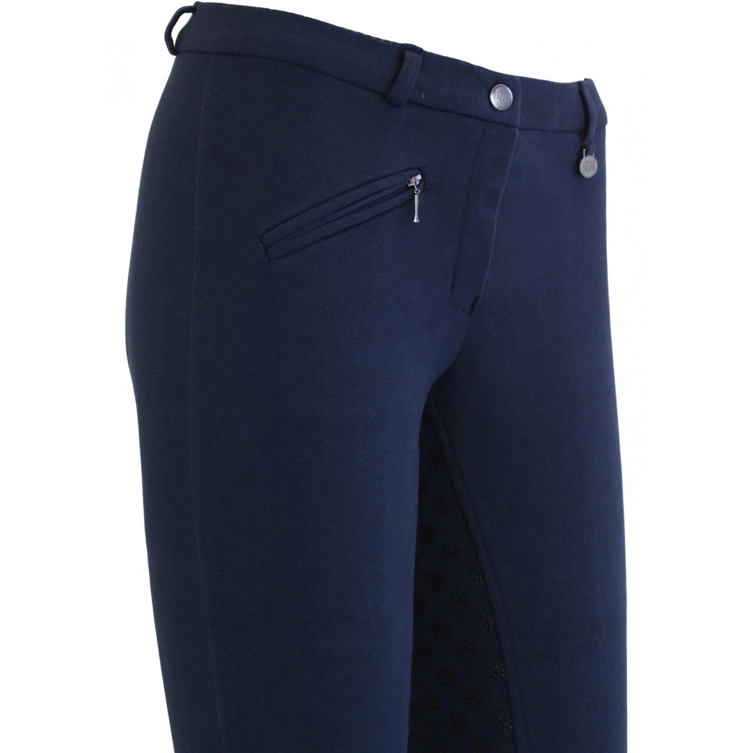 Winter Kinder Reithose Silikon Vollbesatz COMFORT nachtblau