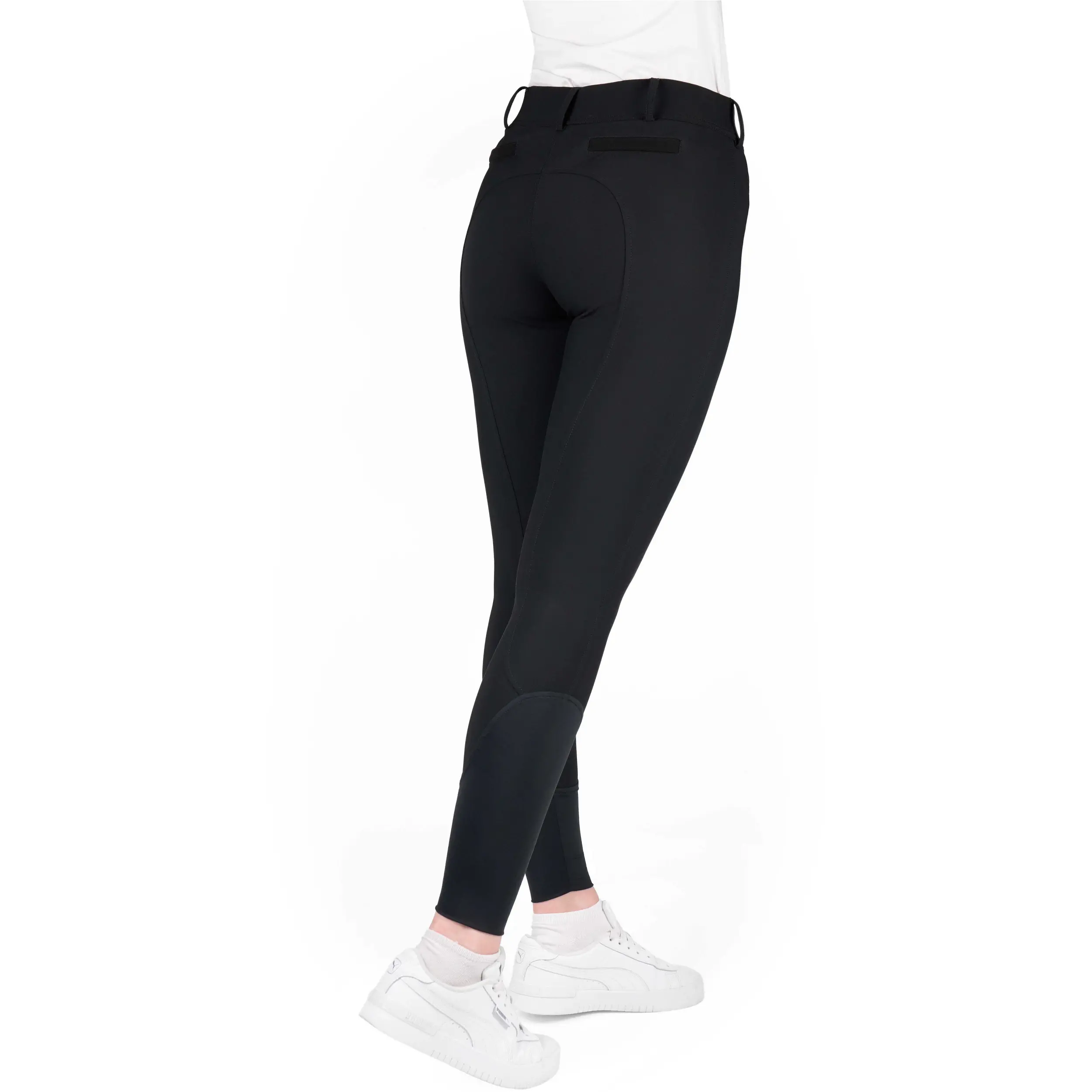 Damen Reithose Silikon Kniebesatz EK-SALLY schwarz