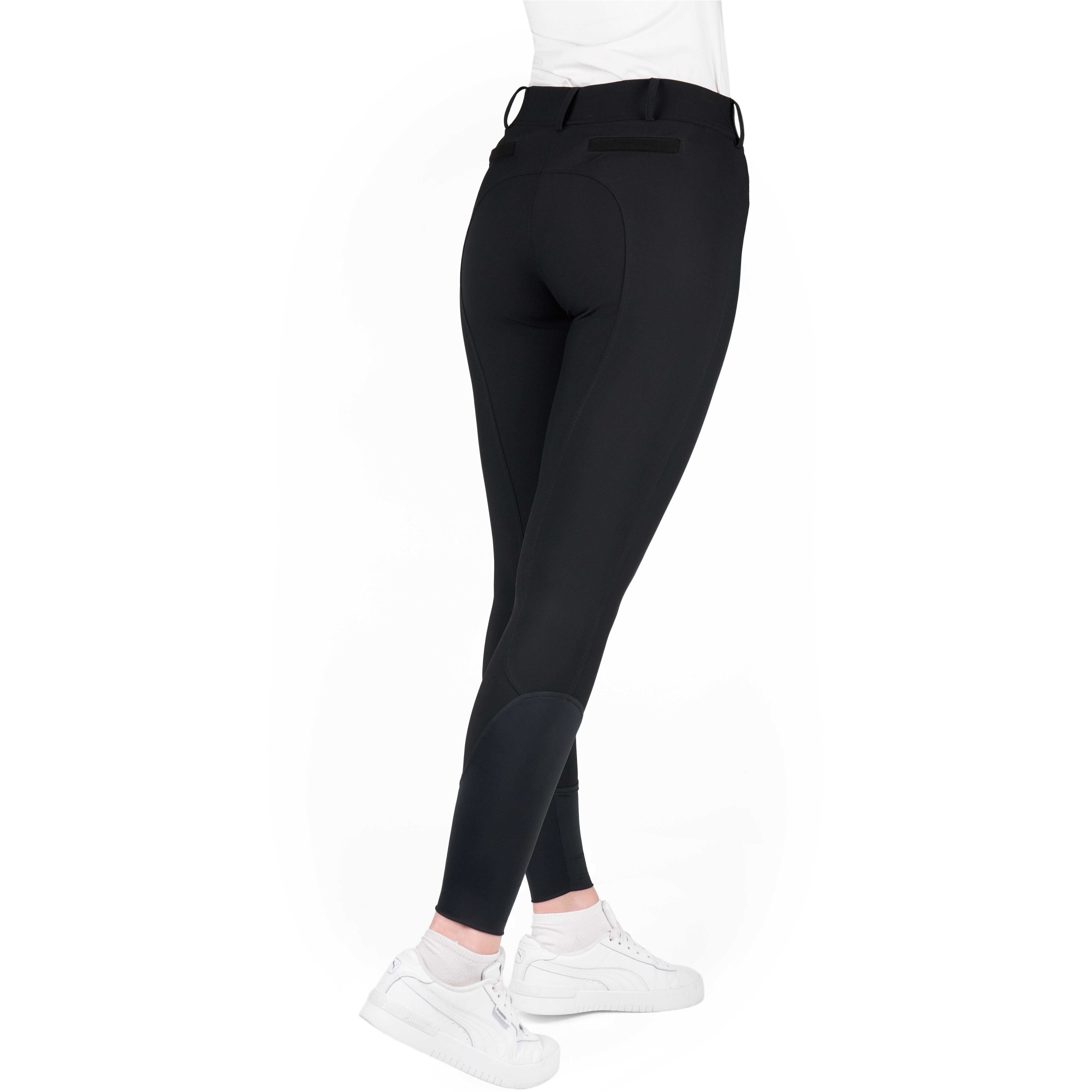 Damen Reithose Silikon Kniebesatz EK-SALLY schwarz