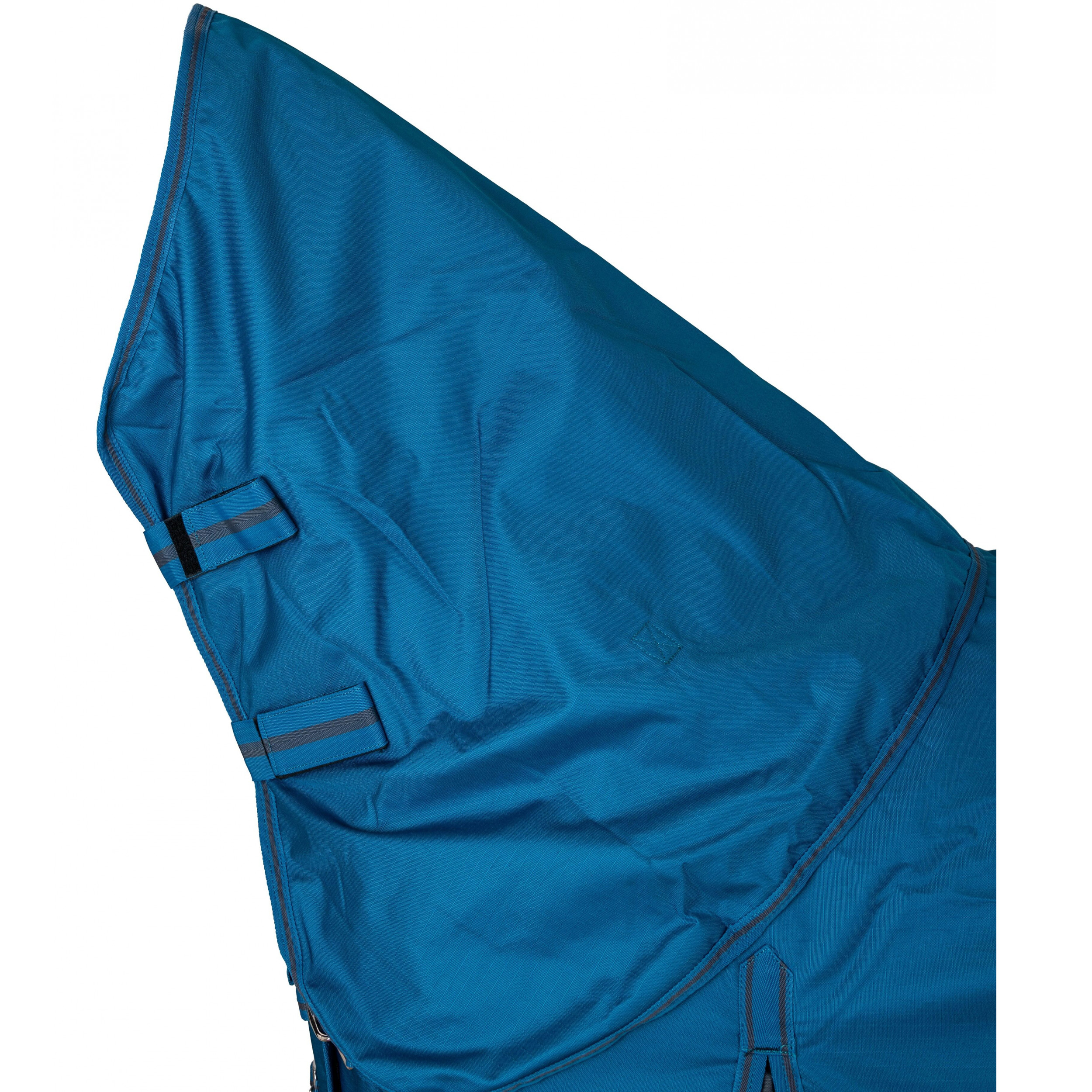 Weidedecke Full Neck Polarfleece 600D BASICLINE petrol/graphit
