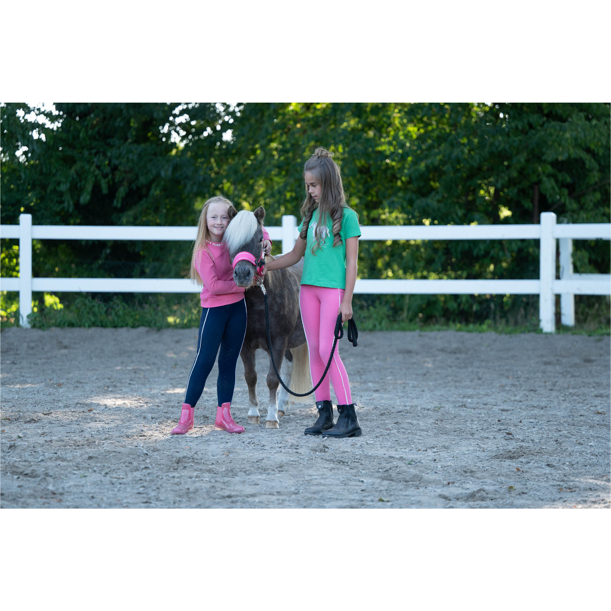 Kinder Reitleggings Silikon Vollbesatz MAUI pink Kinder Reitleggings Silikon Vollbesatz MAUI pink