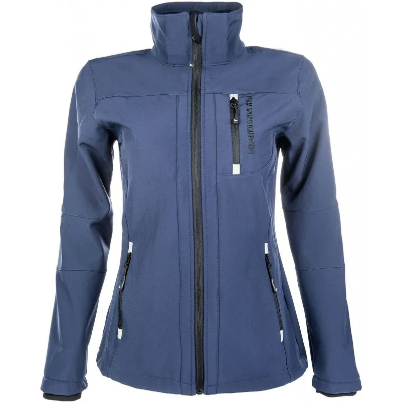 Damen Reitjacke SPORT Softshell dunkelblau