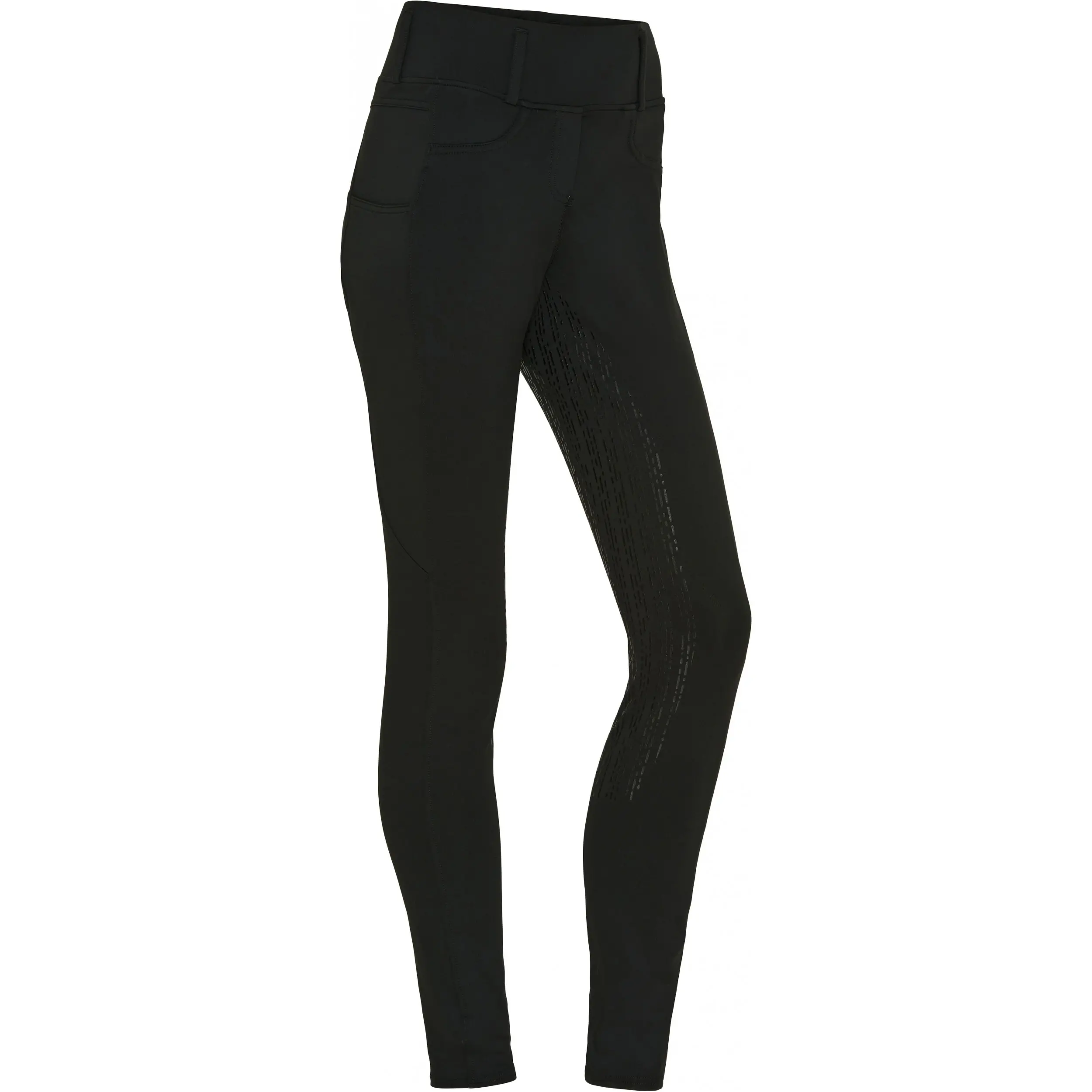 Damen Reitleggings Silikon Vollbesatz KALEA schwarz